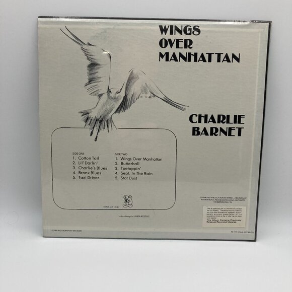 Charlie Barnet Wings Over Manhattan Big Band Series Vintage Vinyl Record Sealed - Picture 2 of 2